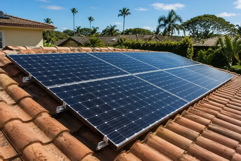 Installation de panneaux solaires à Ansignan